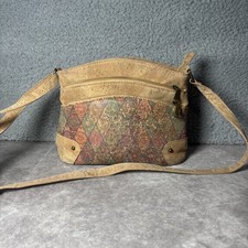 Handcrafted Cork Crossbody Purse 100% Cortica picture