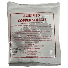 Acidified Copper Sulfate for Sour Crop in Chickens Turkeys & Pigeons (1 Lb) picture