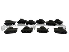 Vintage Roco Minitanks DBGM HO Scale US M4 Sherman Tank Lot of 10 picture