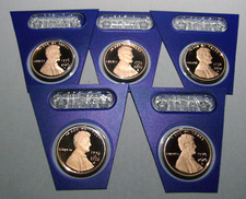 (Lot of 5) DUAL DATE 2026 S Lincoln 1c Cent Penny PROOF Sealed US Mint Clad sets picture