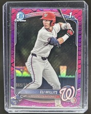 2025 Bowman Draft Eli Willits Chrome Fuchsia Reptilian Refractor 1st #/199 picture