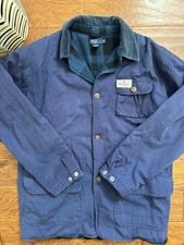 Ultra Rare Vintage 90s Polo Sport Ralph Lauren XL Barn Jacket Canvas Wool Plaid picture