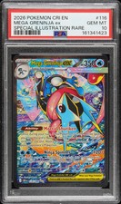 MEGA GRENINJA EX 116/086 SIR PSA 10 (PULL BUNDLE 6 CARDS) picture