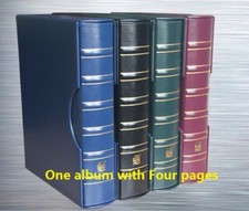 Ring Binder Album for NGC PCGS Slab Plastic Coin Capsule Holders + 4 encap pages picture