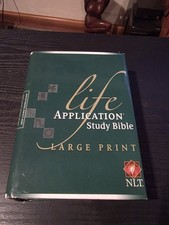 NLT Life Application Study Bible Large Print HC New Living Translation Second picture