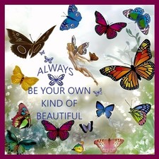 Always Be Your Own Kind Of Beautiful Butterflies Refrigerator Fridge MAGNET picture