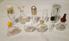 Lot Of 10 Empty Vintage Micro Perfume Bottles 0314 picture
