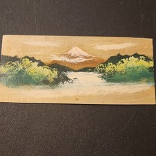 14 Pieces Of Original Japanese Painting on Wood Panels. With Vibrant Colors. picture