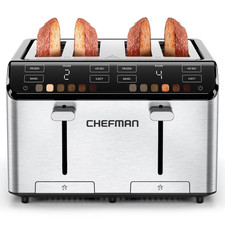[HOT SALE] Chefman Smart Touch 4-Slice Digital Toaster Stainless picture