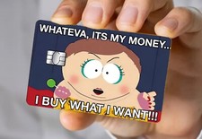 I Buy What I Want Credit Funny Debit Card Cover Skin Sticker  picture