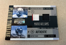2006 Donruss Gridiron Gear Mario Williams Patch/Jersey #PT-24 NCST Rookie #15/50 picture