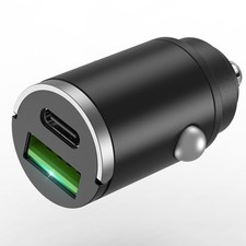 100W USB C Car Charger Fast Charging 2-in1 Adapter  For 12V-24V Vehicles picture