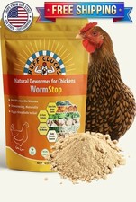 Buff Clucks WormStop Herbal Chicken Powder 8oz Natural Backyard Flock Supplement picture