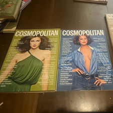 Lot of 2-Cosmopolitan Magazines August and October 1977 picture