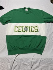 Boston Celtics Vintage T-Shirt Nutmeg Mills Large Men's Basketball Tee 90s picture