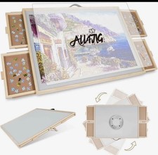 ALL4JIG 1500 Piece Rotating Puzzle Medium-1500pcs, Natural Wood-4 Drawers picture