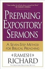 Preparing Expository Sermons: A - Paperback, by Ramesh Richard - Very Good j picture