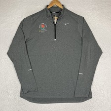 Nike 1/4 Sweatshirt Men Large Grey CFP College Football Playoff Rose Bowl DriFit picture