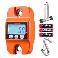 VEVOR Digital Crane Scale 880 lbs/400 kg Handheld Hanging Scale Orange picture