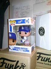 Funko Pop *DBL Boxed* SHOHEI OHTANI 105 *NEW* MINT/NM LA Dodgers Funko Excl picture