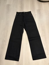 Rick Owens Geth DRKSHDW Sz 31 Heavy Denim Jeans Made In Japan 16oz Black picture