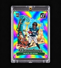 TRAVIS HUNTER ROOKIE DOWNTOWN 2025 DONRUSS TRUE DOWNTOWN RARE Jumbo RC JAGUARS picture