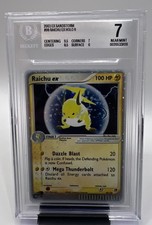 2003 POKEMON EX SANDSTORM 98 RAICHU EX-HOLO BGS 7 NM picture