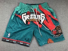 New Memphis Grizzlies Swing Men Green Basketball Shorts picture
