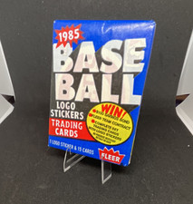 Fleer 1985 Fleer Baseball Sealed Pack 15 Cards + Logo Sticker MLB picture