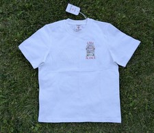 CASABLANCA T-shirt MEDIUM Size Le Passage Graphic Print Organic Cotton New White picture