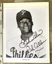 Richie Dick Allen Phillies Rookie Era Signed Photo ‘Best Wishes’ Inscription picture