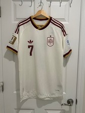 Authentic Spain 2026 World Cup Ferran Torres #7 Player Version Away Jersey picture