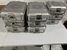 6 - Aesculap JK740 Sterilization Container + 3 - JK340 + JK389 + Trays  picture