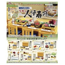 Re-Ment Puchi Sample Series Sushi Restaurant Full Set 8 Boxes picture