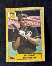 🏴‍☠️SHIVER ME TIMBERS🏴‍☠️ 1987 Topps Bobby Bonilla #184 RC Pittsburgh Pirates picture