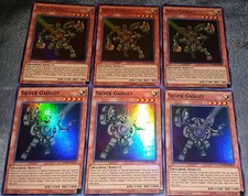 *** 3X GOLD GADGET + 3X SILVER GADGET ***  MVP1-EN017 EN018 YUGIOH PLAYSET picture