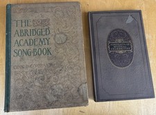 Antique Music Book Lot 1898 Academy Song Book & 1922 Musical Celebrities picture