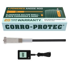 Corro-Protec Powered Anode Rod for Water Heater 40-89 Gallon Tank, Black picture
