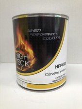 GM/CHEVY Code 52 Corvette Yellow 1 Gallon Automotive Basecoat picture