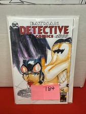Detective Comics #1000 Original Catwoman Sketch Cover Batman DC Comics 18+ picture