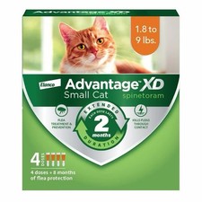 Advantage XD Small Cat Flea Prevention & Treatment 4 Dose 8m Protection 1.8-9 lb picture