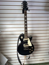 EPIPHONE LES PAUL CLASSIC WORN ELECTRIC GUITAR WORN EBONY (TDW046354) picture