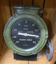 Vintage SMITHS Desynn Rudder Angle Port Indicator Starboard  8.5” D picture