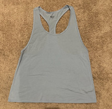Athleta Light Blue Racerback Tank Top picture