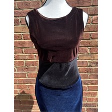 Moschino Jeans Vintage 90s Velvet Maxi Dress Sz 8 Minimalist Whimsigoth Chic picture