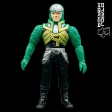 Bandai 1987 Hikari Sentai Maskman - Commander Barabas Sofubi Figure 4.5in picture