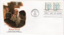 1984 Fleetwood USPS #1853 10¢ Richard Russell Great Americans Series ST2583 picture