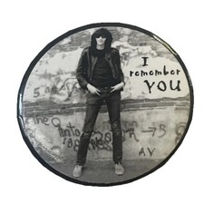 Vtg Ramones Pinback Button Joey Ramone 2001 Birthday Bash Arturo Vega Exclusive picture