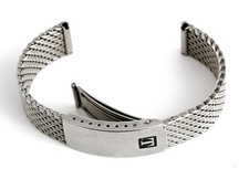 Vintage Tissot steel mesh bracelet for 18mm lugs Length: 20 cm. Original Swiss-m picture