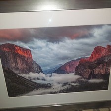 JIMMY CHIN Yosemite Sunset After The Storm Custom Framed Print L@@K Nature Photo picture